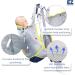 EZ Assistive Patient Hygiene Assist Lift Sling Hoyer Lift Sling for Patient Shower Bath Toileting Lift Sling for Elderly (Medium) - Buy Online on GoSupps.com