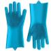 Scrub Gloves Cleaning | Scrubber Gloves for Cleaning - Waterproof Household Cleaning Tools for Shower Room Car Cleaning Pet Care Clothes Quilt Lkhj