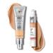 IT Cosmetics CC+ Cream with SPF 50+ Natural Finish Full Coverage Foundation (Neutral Medium - 1.08 fl oz) & Do It All Radiant Concealer Multivitamin Serum Makeup (310 Medium Warm - 0.2 fl oz)