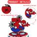 1Pcs Spider Man Party Cake Toppers Happy Birthday Party Supplies Decorations Perfect for Children's 3th Birthday Party - Buy Online on GoSupps.com