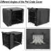 Waterproof Double Door Dog Crate Cover - Universal Fit for 48 Wire Crate - Black, 48L x 30W x 33H - Buy Online on GoSupps.com