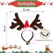 Shop Lynbly Christmas Reindeer Headband for Pets | Adjustable Cat & Dog Headgear with Santa Hat - Buy Online on GoSupps.com
