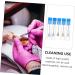 POPETPOP 15 Pcs Nail Dust Brush Nail for Cleaning Nail Cleaner Nail Cleaning Brush Nail Drill Brush Carbide Cleaning Brush Nail Drill Bits Nail Art Tool Fingernail Alloy Metal Grip 7.5x1.2cmx3pcs Assorted Colorx3pcs - Buy Online on GoSupps.com