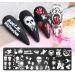 TT-6PCS Halloween Nail Stamping Plates - Skull Pumpkin Ghost Designs for Unique Nail Art | Multicolor Stencil Set - Buy Online on GoSupps.com