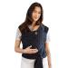 MOBY Terrazzo Black Classic Baby Wrap Carrier for Newborn to Toddler up to 33lbs Baby Sling from Birth One Size Fits All Breathable Stretchy made from 100% Cotton Unisex Black Patterened