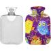 Buy Cute Owl Hot Water Bottle - 2L Cover for Pain Relief & Heat Therapy | International Shipping - Buy Online on GoSupps.com
