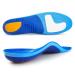 Shoe inserts orthopedic insoles shoes -heel spur Gel orthopedic insoles for flat feet foot pain plantar fasciitis insoles sports for women and men -blue XS Blue XS (EU35-38) -24cm