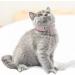 Molain Heart Bling Cat Collar Adjustable Collar with Safety Belt and Bell Rhinestone Collar for Kitten Small Dog Cat (pink) - Buy Online on GoSupps.com