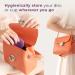 Reusable Silicone Menstrual Cup Case & Sterilizer - EcoBlossom Portable Cleaner & Microwave Steamer - Purple - Buy Online on GoSupps.com