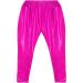 easyforever Kids Shiny Metallic Dance Harem Pants Hot Pink 9-10 Years | Athletic Tights for Jazz, Hip Hop, Latin Ballet Dance - Buy Online on GoSupps.com