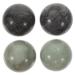 DearmaMy 4 pieces of solid baoding balls Hand massage balls Chinese exercise health massage ball marble green baoding ball hand exercise massage balls for hand muscle exercises
