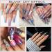 Fightart 600PC Artificial Fingernails - 10 Sizes Nail Tips for Salon & DIY Nail Art - Perfect for International Shipping - Buy Online on GoSupps.com