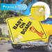 Cobee Baby on Board Car Warning Signs 2 Pcs - 5x5 Safety Sign with Double Suction Cups - Reusable Baby in Car Sticker for Window - Durable Decal (Style-E) - Buy Online on GoSupps.com