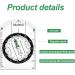 BBTO 9 Pieces Orienteering Compass Hiking Backpacking Camping Compass Map Reading Outdoor Waterproof Compass for Boy Scout Kids Women (Semiellipse Compass) - Buy Online on GoSupps.com