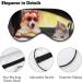 LynaRei Funny Cat Dog Sleep Mask - Cute Animal Pet Smile Blindfold for Full Night's Sleep and Travel - Style-3 - Buy Online on GoSupps.com
