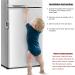 Refrigerator Locks Child Safety Locks 2 Packs Home Fridge Locks Toddler Baby Kids Safety Freezer Door Locks Baby Proofing Cabinet Locks with Strong Adhesive No Tools or Drill Need Grey - Buy Online on GoSupps.com