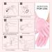 MoyRetty Silicone Moisturizing Gloves - 2 Pairs Flexible & Durable for Dry Hands Home Spa Pink & Beige | International Shipping Available - Buy Online on GoSupps.com