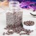 NIACONN 1000Pcs 5mm Silicone Lined MicroLink Beads for Hair Extensions - Brown - Buy Online on GoSupps.com