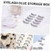 FRCOLOR 2 Pcs Lash Storage - Lash Glue Tank & Extension Supplies - Eyelash Glue Jar & Holder Case - White Cosmetic Organizer for Eyelash Extensions - Buy Online on GoSupps.com
