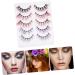 5 Pairs Colored False Eyelashes Color Lashes Dollsthetic Lashes Fluffy Colored Eyelashes Faux Eyelashes Face Eyelashes Halloween Faux Lashes Cosplay Imitation 3d Clothing - Buy Online on GoSupps.com