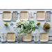 Bambu Disposable Bamboo Cutlery Set - 100% Organic Biodegradable Utensils for Parties, Weddings & Events - Compostable Spoons, Forks, Knives (Pack of 24) - Buy Online on GoSupps.com
