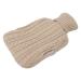 Foot Warmer Hydration Bladder Classic Waterproof Hot Water Bag for Home (Beige)