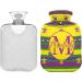 Personalized Striped Hot Water Bottle 2L - Pain Relief & Comfort | Ideal for Period Cramps & Heating Bags - Buy Online on GoSupps.com