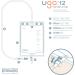 Ugo 2L Night Bags x10 - Catheter Drainage Bags with Lever Tap for Continuous Drainage (Pack of 10) - Sterile - Buy Online on GoSupps.com