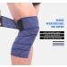 AZBUY Sports Knee Wraps (1 Pair) - Elastic Compression Bandage Brace Support for Basketball  Running  Tennis  Cross Training WODs  Gym Workout  Weightlifting  Fitness & Powerlifting (White/Grey) - Buy Online on GoSupps.com