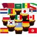 World Cup 2022 Edible Cupcake Toppers - Stand-up Wafer Cake Decorations - All 32 Countries - Buy Online on GoSupps.com
