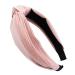 axy Headband with Knot-Vintage-Beautiful Headband Hair Accessories Women's Headband HR34 (Style A - Pink)