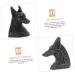 Ancient Egyptian Anubis Pendant Keychain DIY Bracelet Pendant (black Version) 1pc Car Decor Jewelry 2.5X1.5X0.6CM As Shown1 - Buy Online on GoSupps.com
