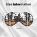 Happy Halloween Vector Soft Sleep Eye Mask | Breathable Female Eye Patch for Travel & Relaxation - Buy Online on GoSupps.com