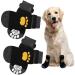 2 Pairs Anti Slip Dog Socks Paws Stop Licking Dog Grip Socks Pet Paw Protector Dog Boots Dog Claw Socks Dog Shoes Dog Slippers with Adjustable Strap for Puppy Dog Indoor Outdoor Hardwood Floor Walking