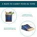 Rachael Ray Jumbo Chillout Thermal Tote - Navy | Foldable Insulated Food Bag for Groceries, Potlucks & More - Buy Online on GoSupps.com
