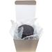 Black PU Leather Dice Cup Set with Storage Compartment + (5) 16mm Transparent Dice | Gift Boxed | Smoke/Red - Buy Online on GoSupps.com