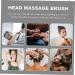 Magiclulu 12 STK Head Massage Comb - Scalp Brush Curling & Hair Cleaning Tool for Ultimate Relaxation & Care - Buy Online on GoSupps.com