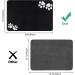 Buy Panipup Dog Slide-Resistant Super Absorbent Matte 60x40 cm - Washable Water Bowl Underlay for Dogs & Cats | Black Fressnapf Feed Pad - Buy Online on GoSupps.com