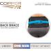 Copper Fit ICE Adjustable Compression Back Brace with Menthol Infusion - Black | Unisex - Buy Online on GoSupps.com