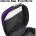 Shop Muooum Menstruation Pad Bag - Zip Women's Flip Bag for Tampons - Stylish Crane Design on Purple - Color 9 - Buy Online on GoSupps.com