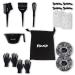 17-in-1 Hair Dye Kit - Pouch with Complete Hair Coloring Kit Color Mixing Bowl Brushes Clips Disposable Gloves Mixing Whisk - DIY Highlights Professional Hairdressing Supplies