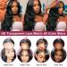24 Inch Brazilian Body Wave HD Lace Front Wig - 100% Human Hair - Transparent Lace - Pre Plucked Hairline - Natural Color - Buy Online on GoSupps.com
