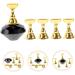 Housoutil 1 Set Manicure Practice Base Practice Nail Stand Nail Tip Stand Base Manicure Training Holder Nail Art Tip Holder Nail Stand Display Resin False Nails Compression 4.50X3.00X3.00CM Black - Buy Online on GoSupps.com