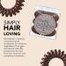 Invisibobble Original Hair Tie - Brown | 3x Spiral Hair Ties for All | Designed in Munich - Buy Online on GoSupps.com