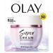 Olay Super Cream with Sunscreen SPF 30 Lightweight Face Moisturizer with Sun Protection 5-in-1 Skin Care Benefits (1.7 oz) & Trial Size Vitamin C Cleansing Melts Water-Activated Face Wash (12 ct) - Buy Online on GoSupps.com