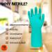 VGO Reusable Household Gloves - 10 Pairs Nitrile & Latex-Free Dishwashing Kitchen Gardening Gloves - Waterproof Green (NT2141) - International Shipping Available - Buy Online on GoSupps.com