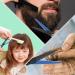 Purple Dragon 5.5 Blue Hair Scissors Set - Professional Hairdressing Scissors for Men & Women Sharp Barber Tools for Beginners - Qhblau - Buy Online on GoSupps.com