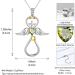 Cute Cat Necklace with Sparkling Zirconia Crystal Birthstone Pendant Necklace for Girls Womens White Gold Over 925 Sterling Silver Animal Necklace Birthstone Jewelry Sweet Present Girlfriend Sisters E Peridot Pendant - Buy Online on GoSupps.com