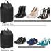 4 Pack Waterproof Nylon Shoe Storage Organizer Bags Set for Men Traveling Black - Buy Online on GoSupps.com