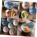 HOMSFOU 9 Pcs Sauce Bowl Tamari Sauce Soy Sauce Dishes Side Dish Dipping Sauce Dishes Japanese Seasoning Dish Appetizer Plate Food Sauce Dish Flavor Dish Household Ceramics Dessert Plate 12X11.2X5.4CMx3pcs Assorted Colorx3pcs - Buy Online on GoSupps.com